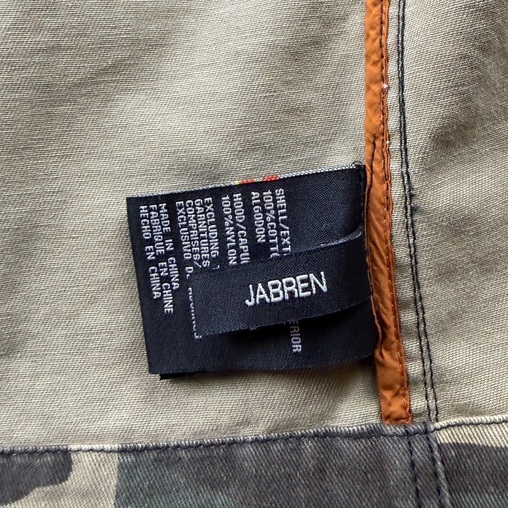 Buffalo David Bitton Military Jacket Men M Multi Color Jabren Camouflage Army - Picture 4 of 13